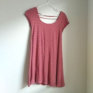 Pink striped AE dress